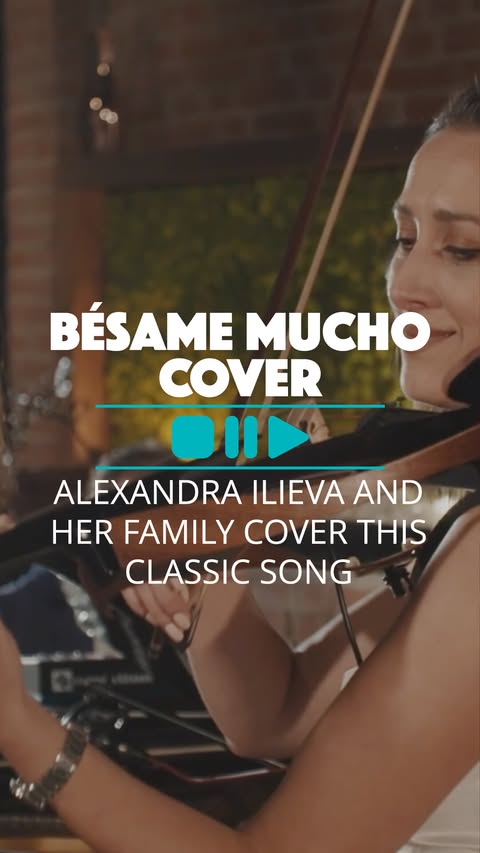 Instagram post by @alexandrailieva for Thomann. Caption reads: @alexandrailieva and her family play a heartfelt....