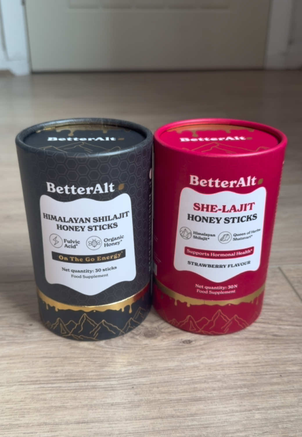 TikTok post by @antonia16xo for BetterAltUK. Caption reads: [...] Shilajit Bundle. Tap Above To....