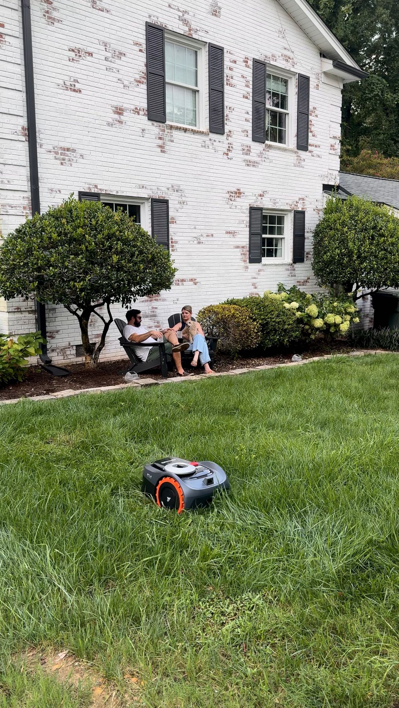 Instagram post by @blesserhouse for Segway Navimow. Caption reads: In case you’re tired of mowing the lawn, @Navimow....