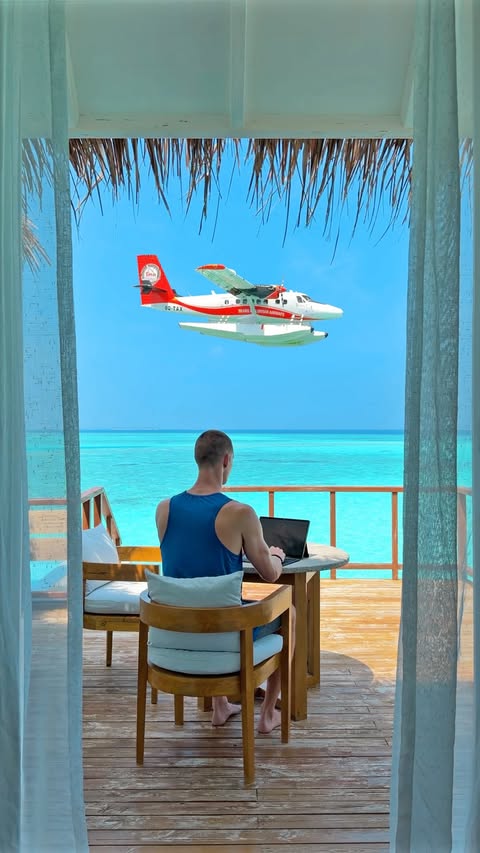 Instagram post by @asenseofhuber for AMD. Caption reads: [...] 🏝️🎥 Part 2 of my new collaboration with....