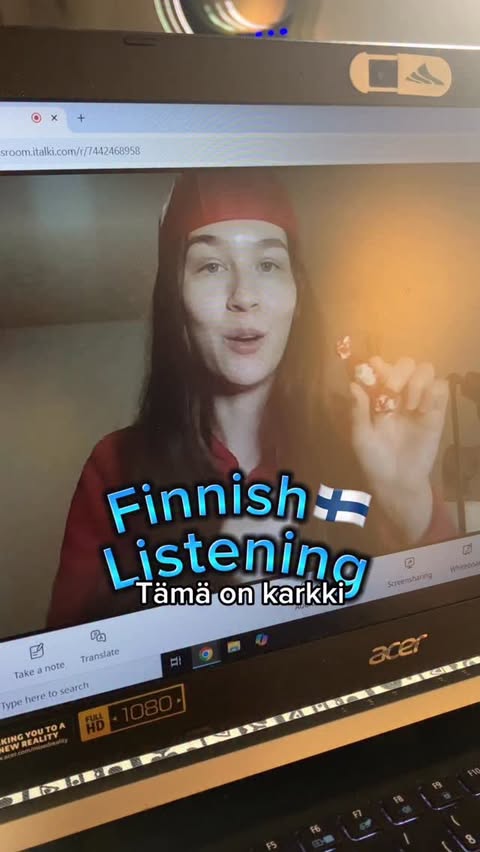 Instagram post by @katchatss for italki. Caption reads: Listen and Learn Finnish 🇫🇮 Part 12

ad....