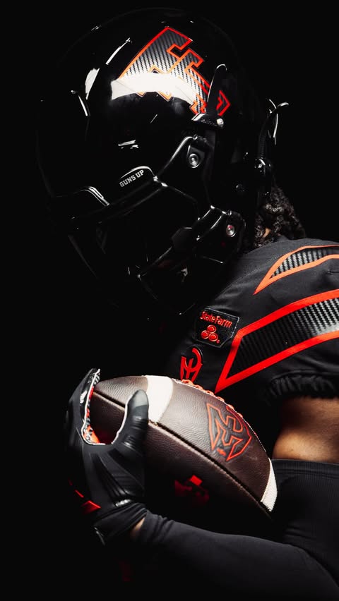 Instagram post by @texastech_fb for State Farm. Caption reads: [...] just make sense. #WreckEm x @statefarm x....