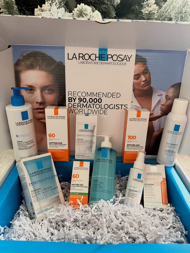 Instagram post by @brigitteilkaysavran for LaRochePosayUS. Caption reads: So excited to refresh my skincare routine with....