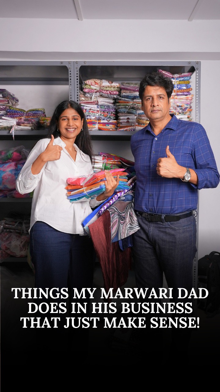 Instagram post by @anushkarathod98 for HDFC Bank. Caption reads: Running a business isn’t just about profits, it’s....