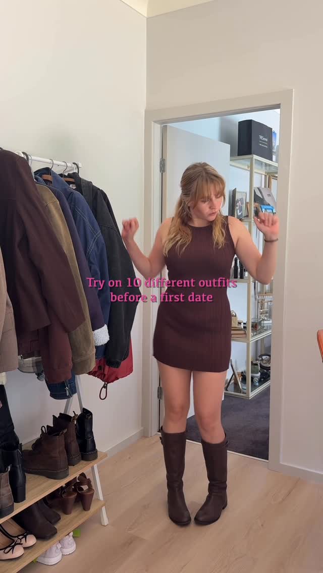 Instagram post by @liilygracee for Tinder. Caption reads: Ngl, that feeling when you have a Tinder crush is....