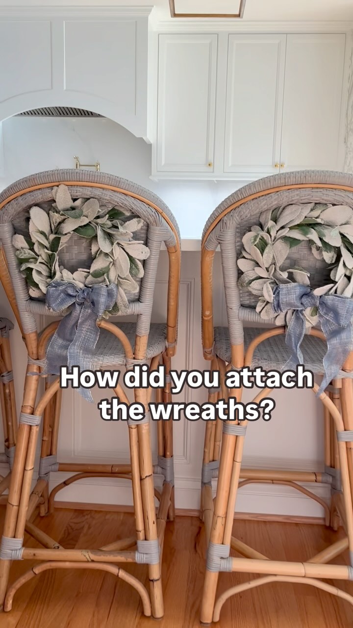 Instagram post by @holymackerelhouse for Serena & Lily. Caption reads: Every time I share these mini wreaths, this....