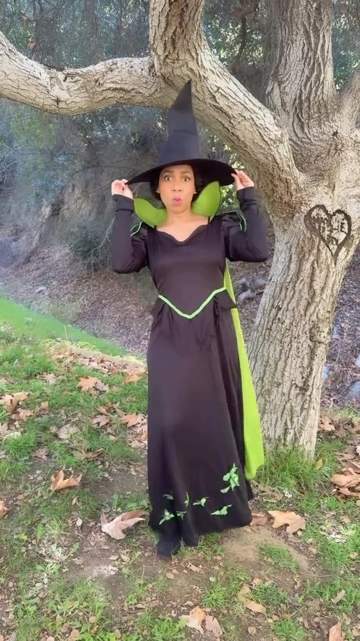 Instagram post by @followtheyellowbrickgirl for Party City. Caption reads: |ad| Who needs Halloween? With @PartyCity you can....