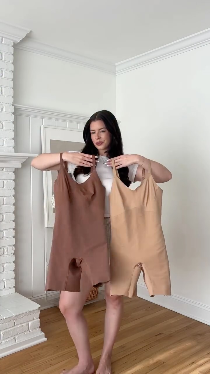 Instagram post by @annaliseestewart for Honeylove. Caption reads: My go-to shapewear for fall 🤎 @honeylove shop....