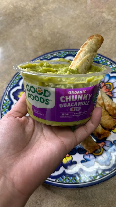 Instagram post by @huevonalife for Good Foods. Caption reads: [...] at Costco I found a three pack of Good Foods....