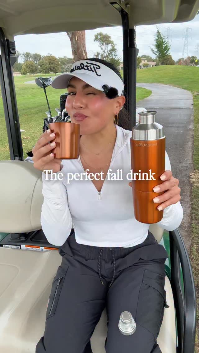 Instagram post by @thatsammie for High Camp Flasks. Caption reads: It really hit the spot 🍎🥃🍂

The round’s not....