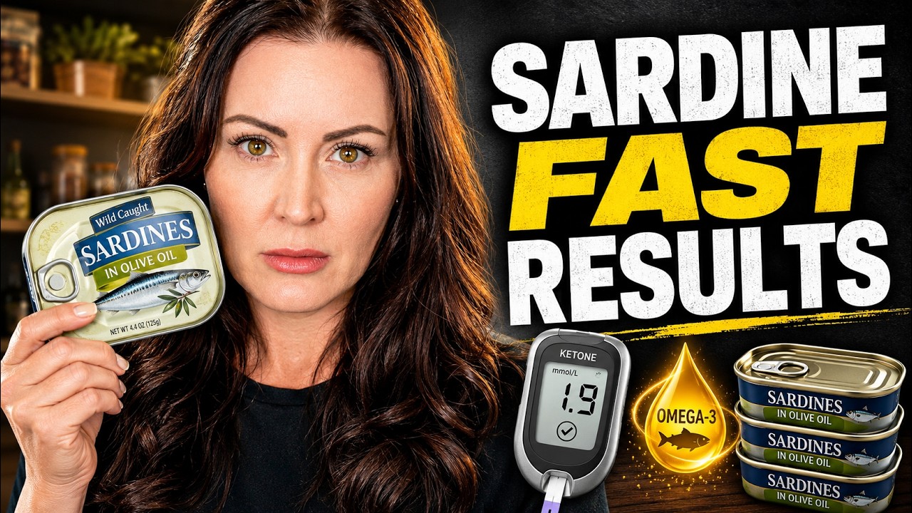 YouTube post by @JennyMitich for Linha Niina Secrets. Caption reads: Sardine Fast 101 (3 Days vs 21 Days): My Results +....