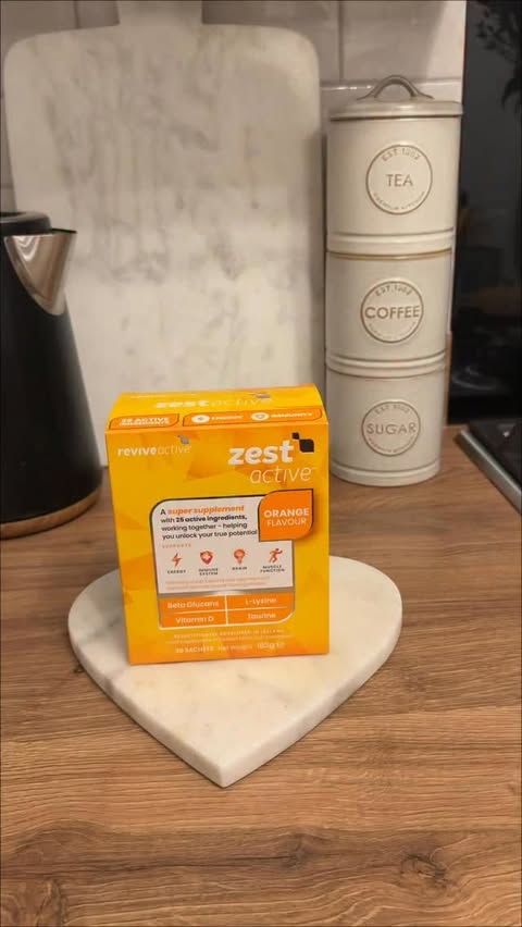 Instagram post by @lifeatkaties for Revive Active. Caption reads: [...] before the day begins 💪 Revive Active in my....