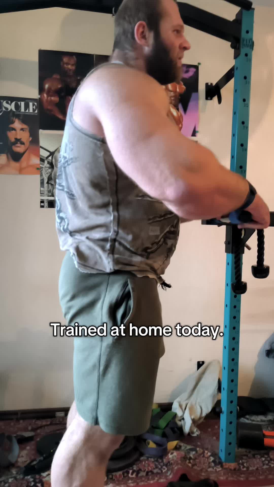 TikTok post by @smaev_official for Bucked Up. Caption reads: Guess what muscle this exercise trains… - DM FOR....