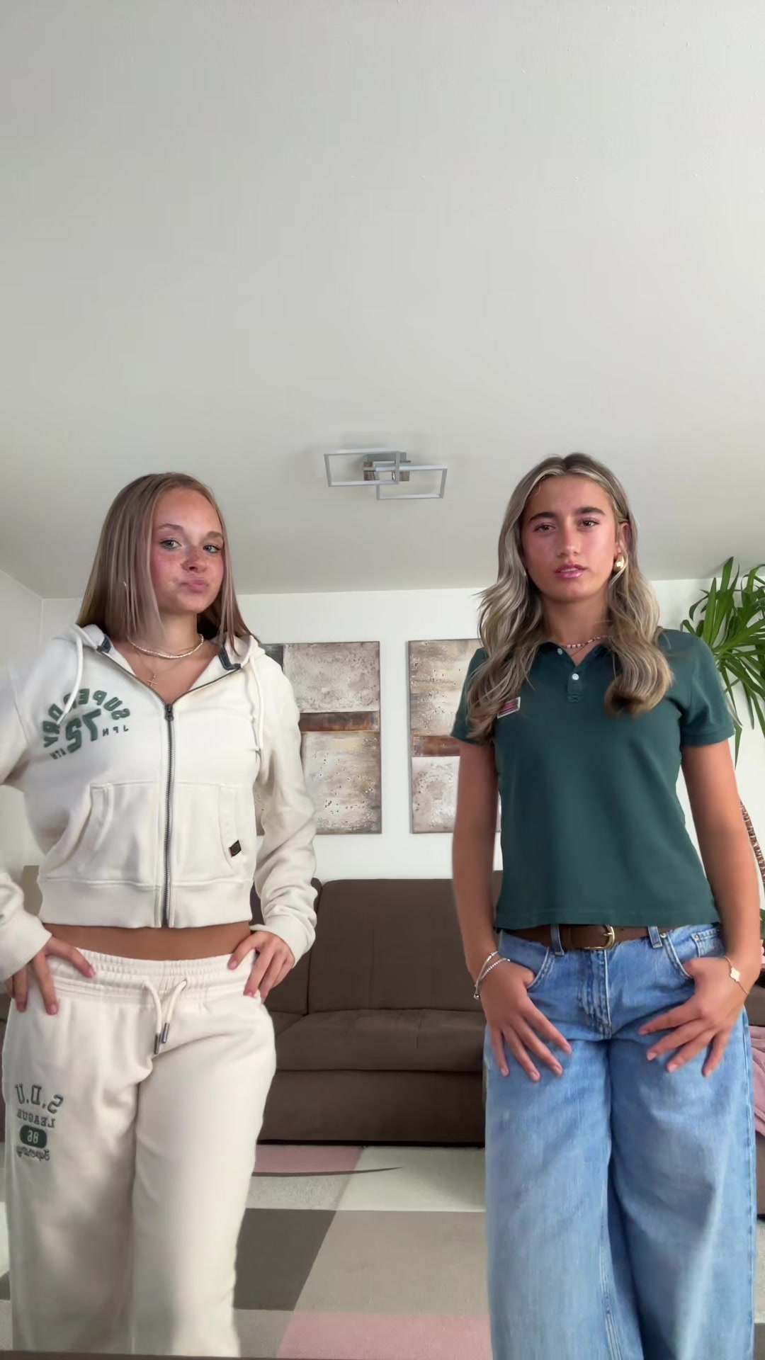 TikTok post by @vlea20 for Superdry. Caption reads: @CULT by Superdry #fyp #viral #friends #trend....