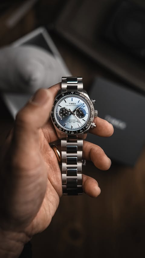 Instagram post by @watchstudies for Timex. Caption reads: [...] landed on my desk! This is the latest @timex....