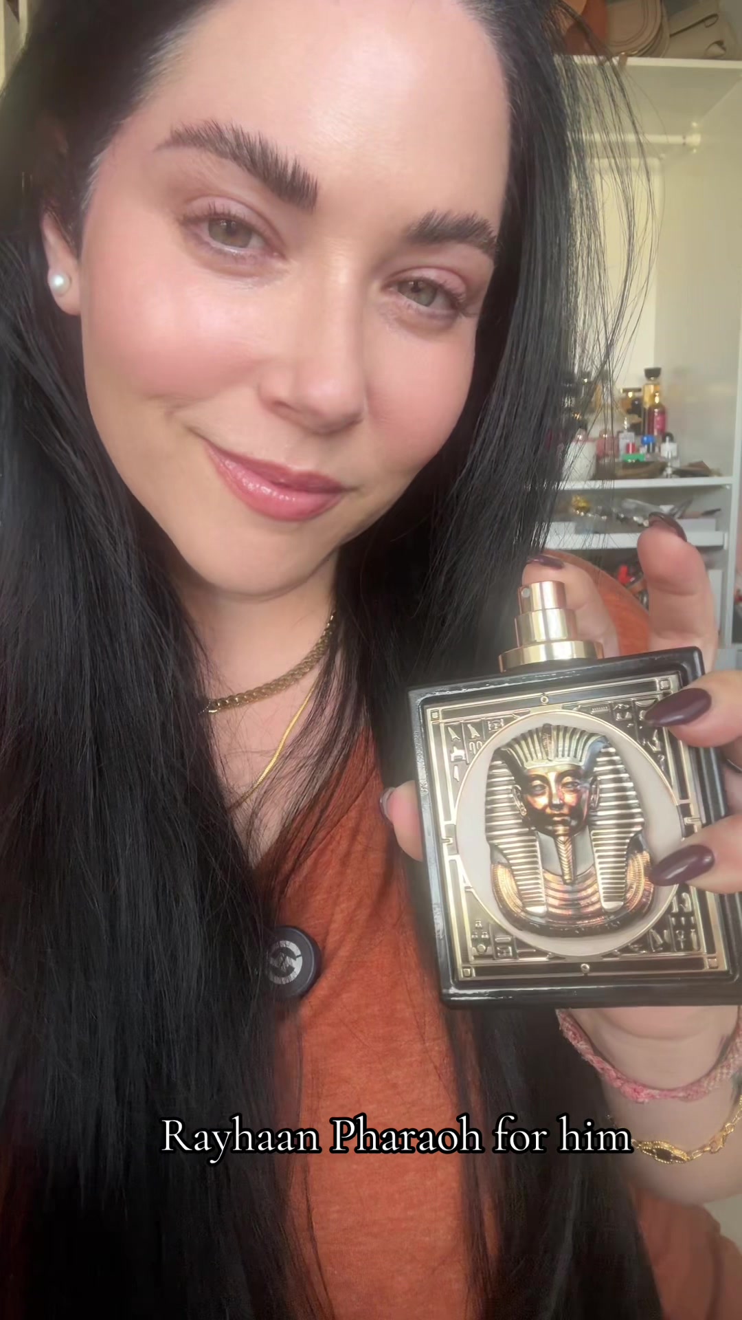 TikTok post by @leymunoz24 for Beauty House. Caption reads: [...] trust me on this @Rayhaan Perfumes....