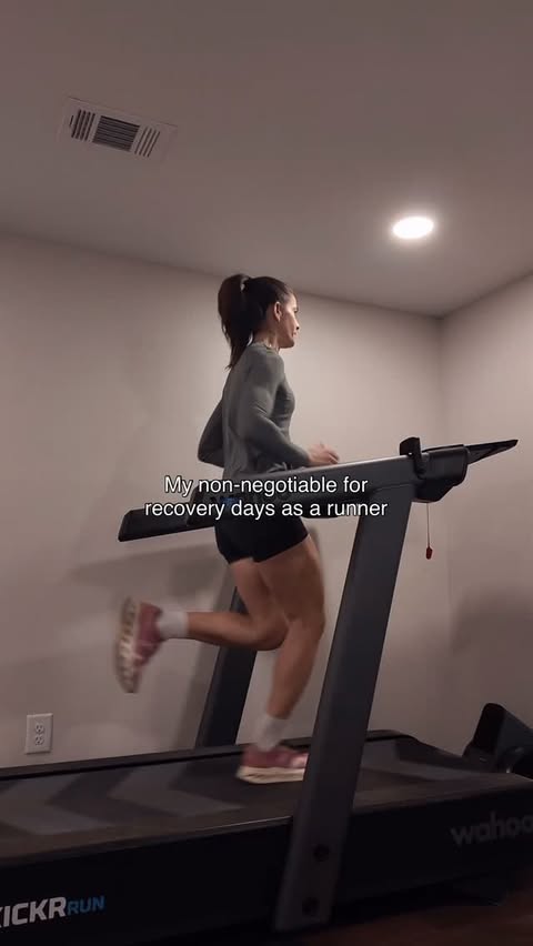 Instagram post by @runlikebeck for OOFOS. Caption reads: [...] days = moving smart, not sitting still.....