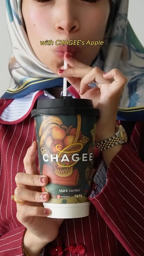 Instagram post by @_hanarii for CHAGEE. Caption reads: [...] yourself. I found mine with @my.chagee new....