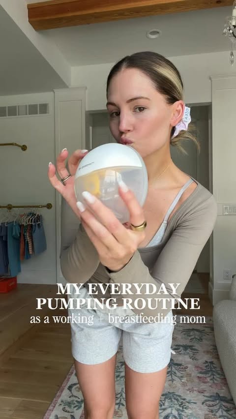 Instagram post by @taychayy for Medela. Caption reads: [...] busy mom of 2 + running businesses. The....