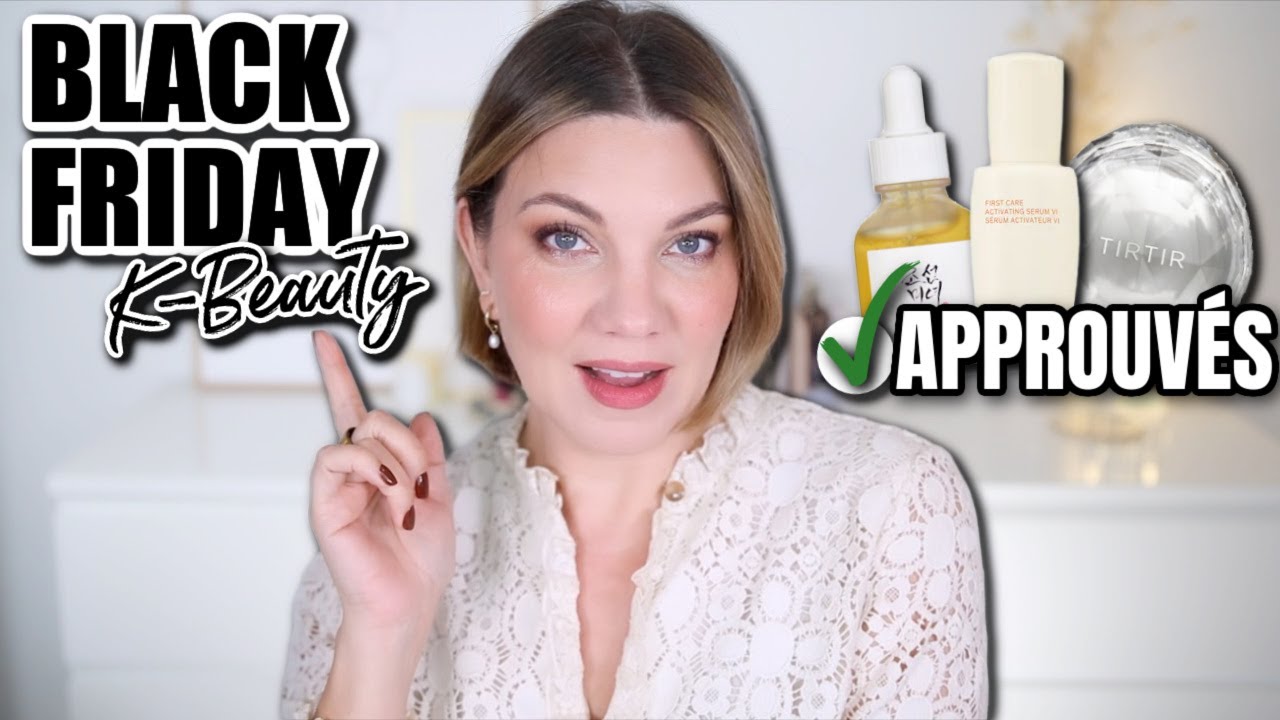 YouTube post by @MimisSignature for rephr. Caption reads: BLACK FRIDAY K-BEAUTY 2025 💥 My tried & tested....