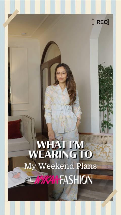 Instagram post by @smridhiioberoi for Nykaa Fashion. Caption reads: [...] out a few @rareism_in fits from....