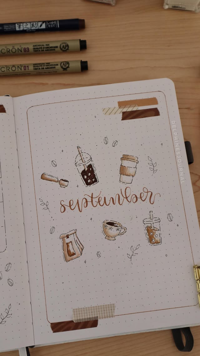 Instagram post by @delphinesjournal for Scribbles That Matter. Caption reads: [...] favourite 🤩 📖 stationery: •....