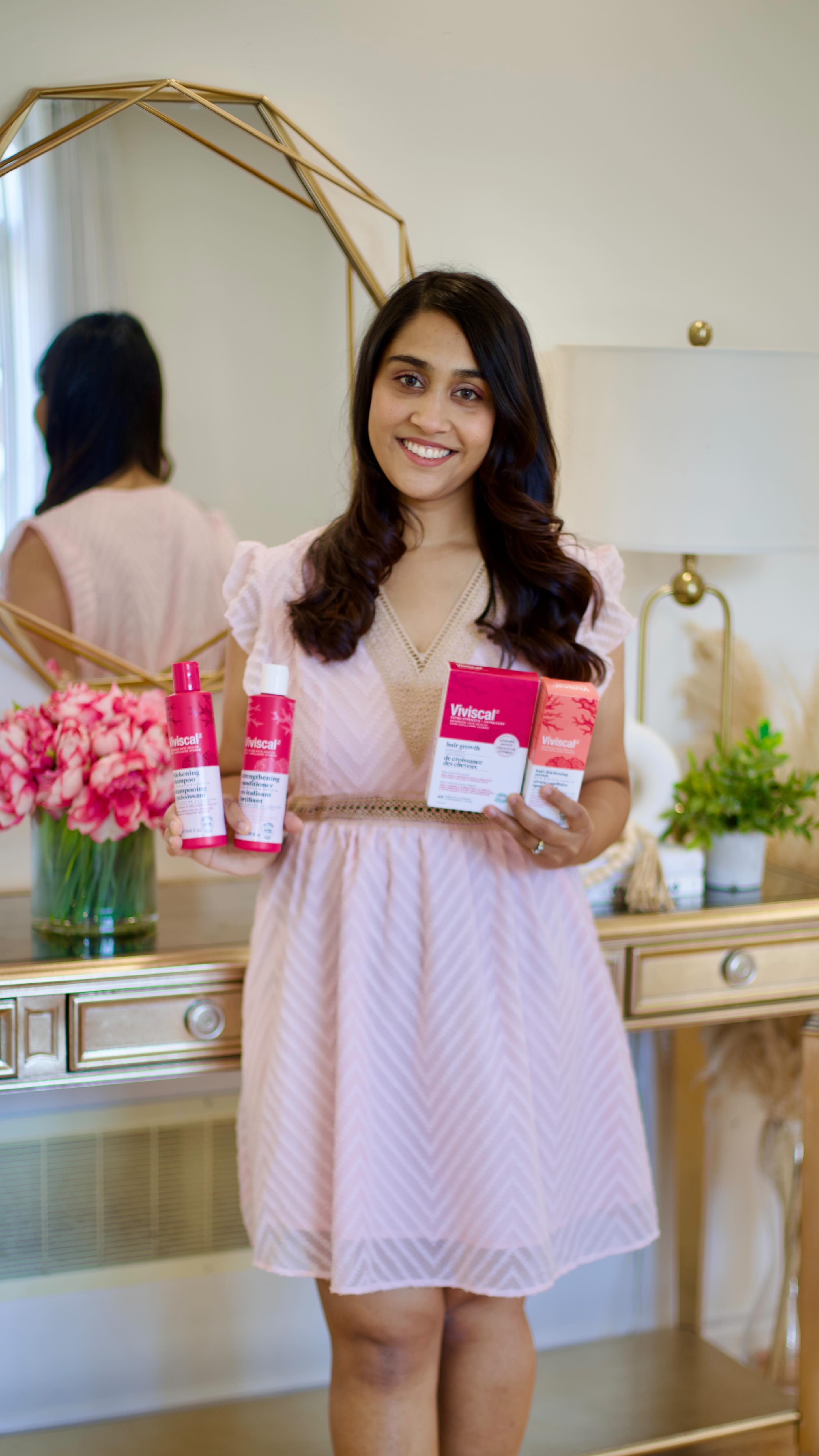 Instagram post by @lazy.mom101 for Viviscal. Caption reads: Hair changes can be tough — I know the feeling of....