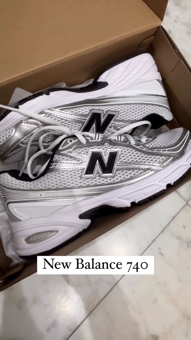 Instagram post by @fierce for New Balance. Caption reads: Move out of the way NB530, New Balance 740 is....