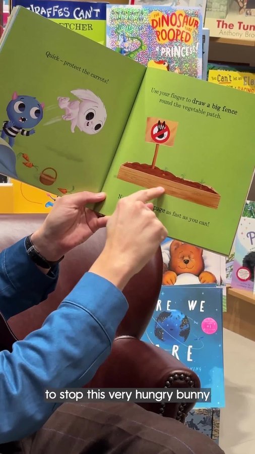 Instagram post by @tomfletcher for Puffin Books. Caption reads: Tom Fletcher's Easter adventure for BIG....