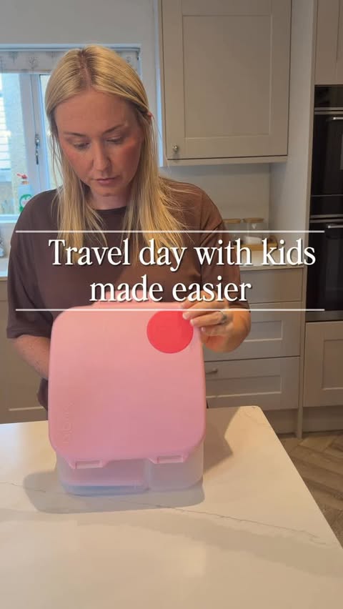 Instagram post by @the_morris_way for b.box for kids. Caption reads: [...] holiday in May, I packed up the kids....