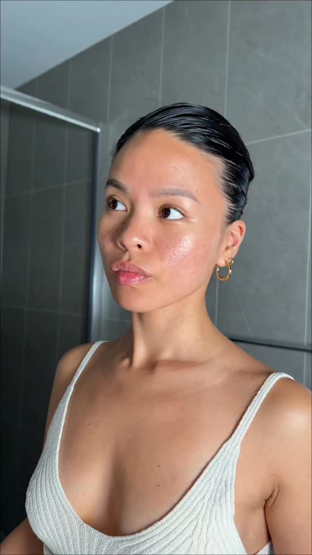 Instagram post by @prettyprogress23 for Biossance. Caption reads: Have you embraced your bare skin yet? ❤️🥹

Still....