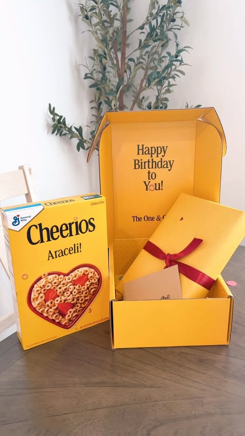 Instagram post by @arybindrup for General Mills. Caption reads: [...] celebrate! Thank you, @cheerios and....