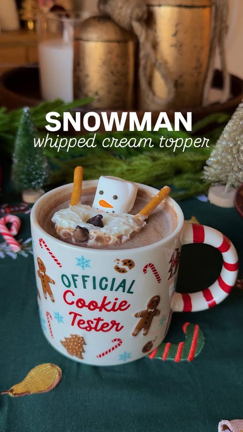 Instagram post by @staybycorisamuel for West Elm. Caption reads: ☕️ these are the cutest hot cocoa toppers and all....