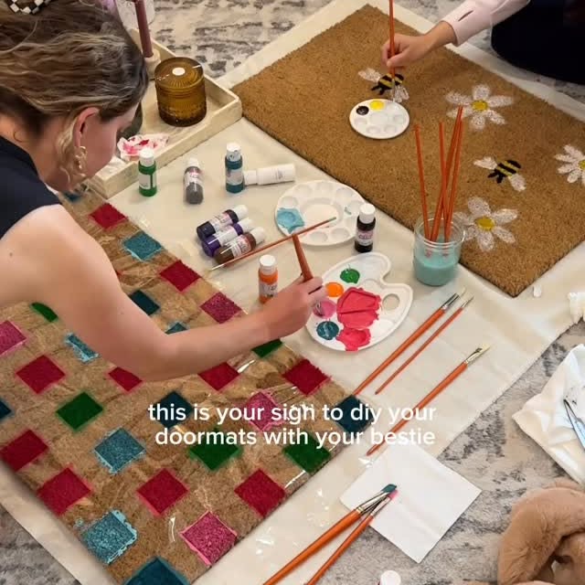 Instagram post by @dorm_therapy for Apartment Therapy. Caption reads: proof that a little paint gives a lot of....