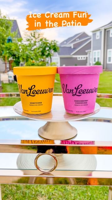 Instagram post by @glamandpanache for Van Leeuwen Ice Cream. Caption reads: It’s never too cold for ice cream! Of late we’ve....