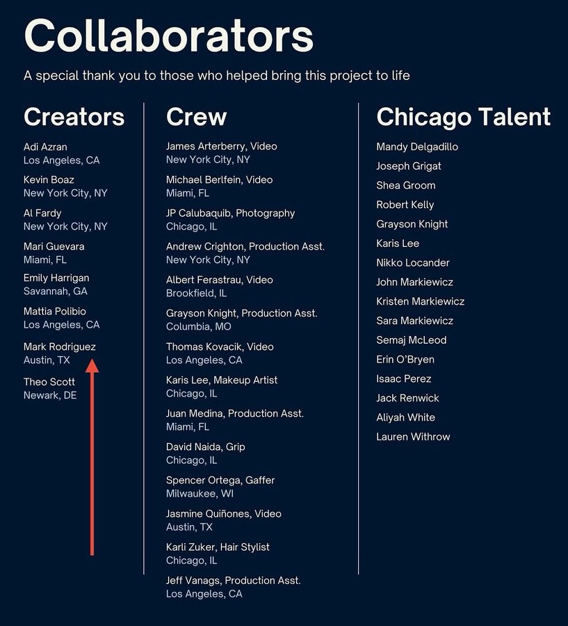 Instagram post by @markyatx for Siete Foods. Caption reads: 🎥⚽️ Shot a commercial for @appletv + @mls!!
I’m....