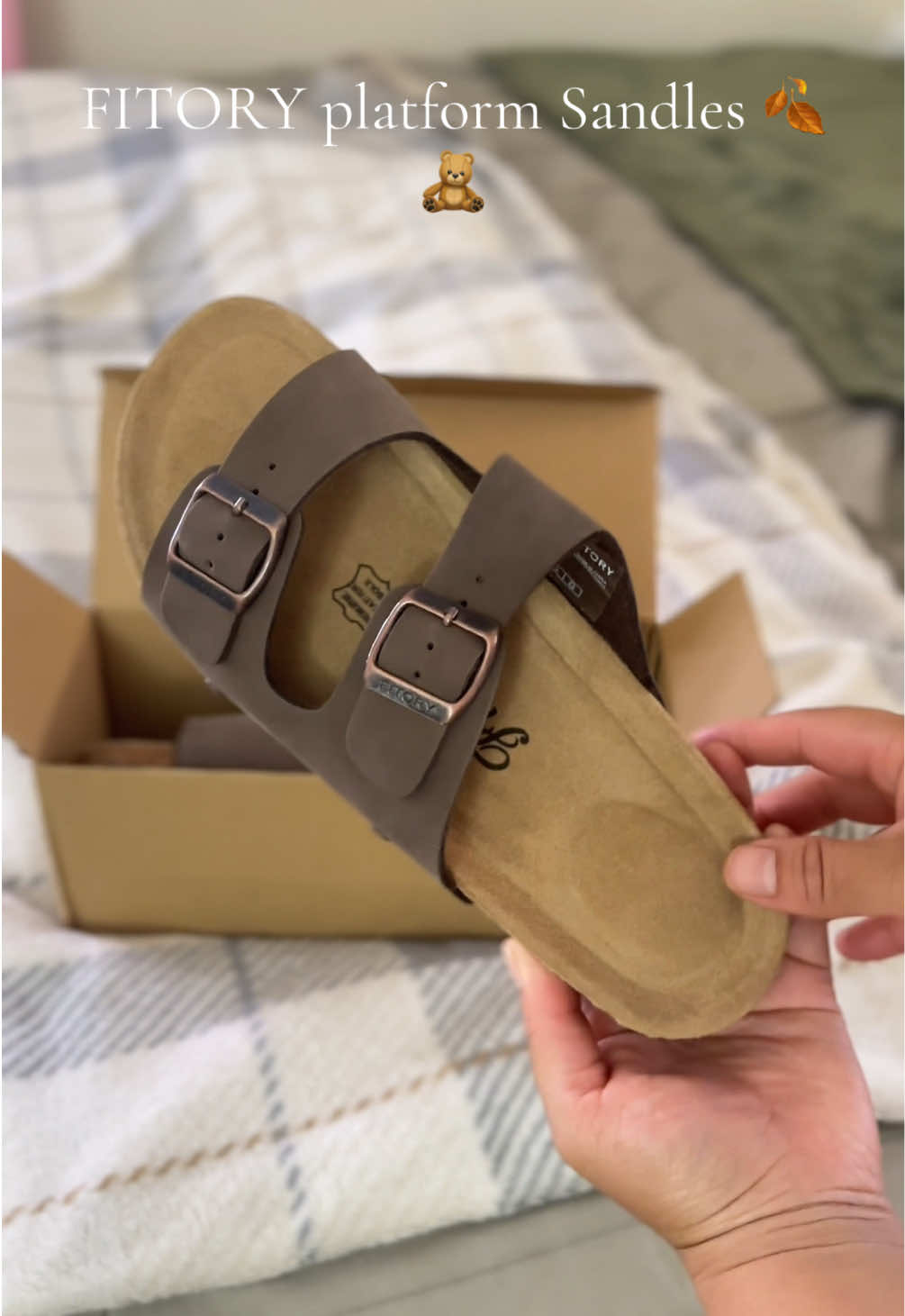 TikTok post by @lupita.piedra8 for Fitory. Caption reads: [...] but these are so comfy perfect for fall....