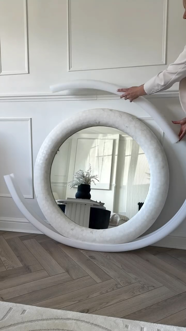 Instagram post by @emilymay_interior for Olivias. Caption reads: I honestly can’t tell you how beautiful this....