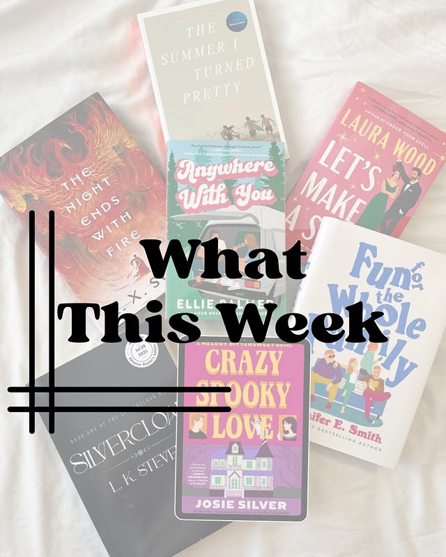 Instagram post by @sparetimereader for 831 Stories. Caption reads: 〰️ This Week 〰️

Happy Sunday! I had a busy week....