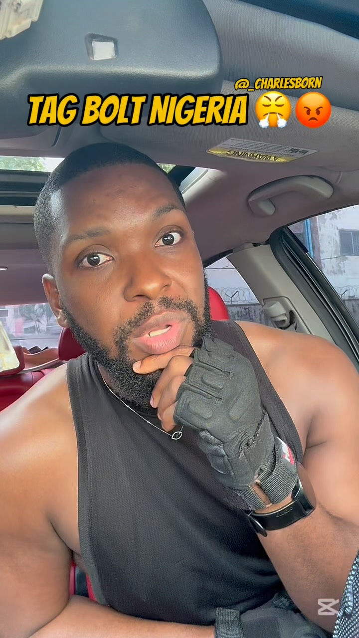 Instagram post by @_charlesborn for Bolt. Caption reads: @bolt_nigeria I believe your Abuja based customers....