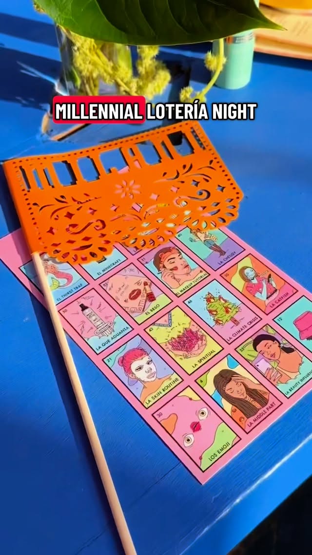 Instagram post by @millennialloteria for Milani Cosmetics. Caption reads: Celebrating #HispanicHeritageMonth in true....