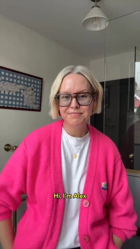 Instagram post by @alexandra.stedman for ELEMIS. Caption reads: AD GRWM for a make-up free day with @elemis_uki, I....