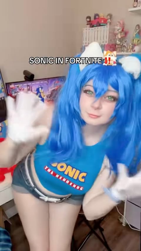 Instagram post by @realfrogg for SEGA. Caption reads: [...] there no sound in the first one T-T) -....