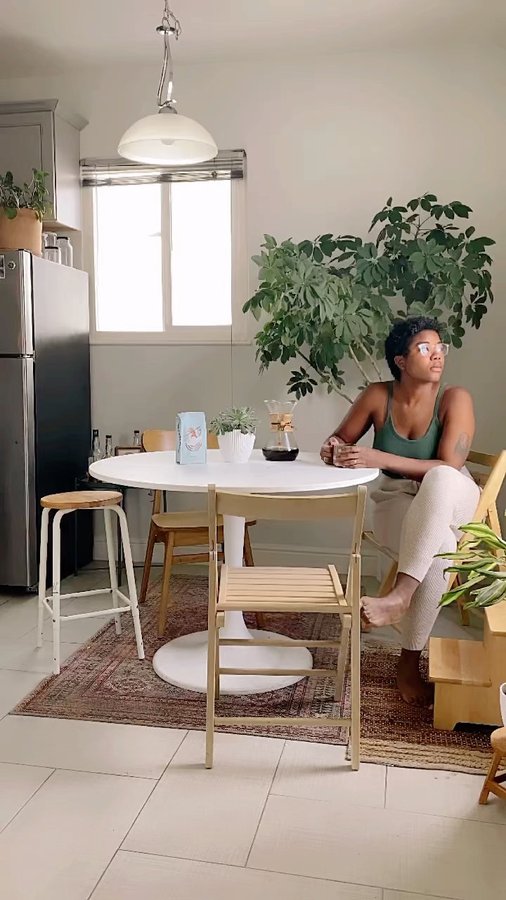 Instagram post by @auntieayana for Wunderground Coffee. Caption reads: Enjoying some peace, quiet and @wundergroundcoffee....