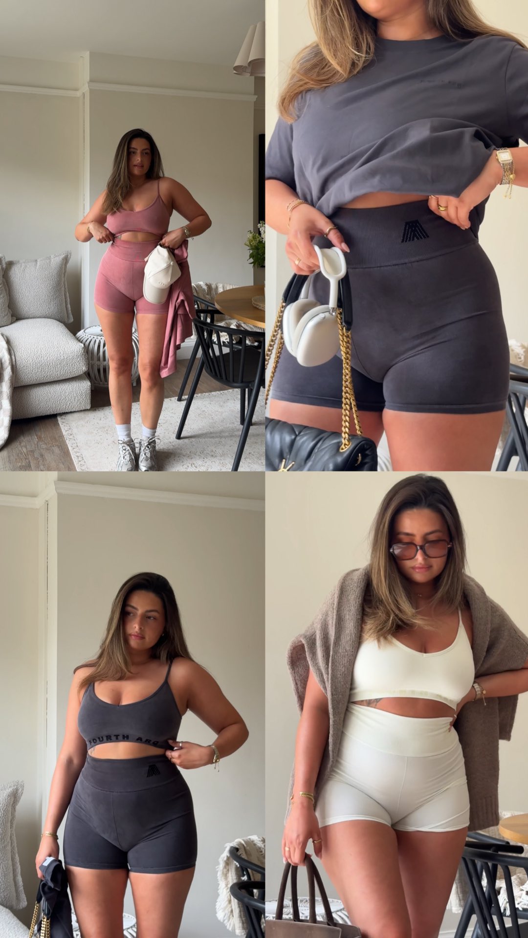 Instagram post by @emilydianephilpott for 4TH ARQ. Caption reads: the perfect sets for summer💛🐚🌸🌞🧺🎀 @4tharq....