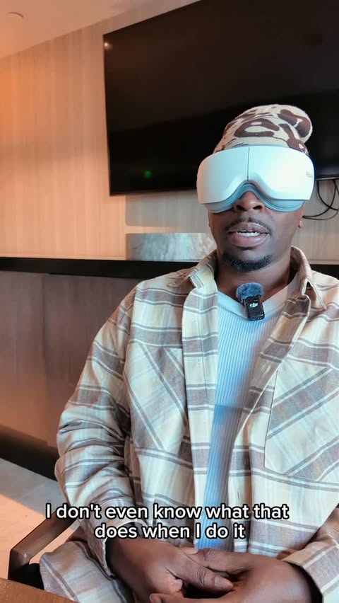 Instagram post by @tommyfbc for RENPHO. Caption reads: Level up your relaxation 🧘🏾‍♂️ @renpho....