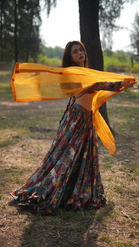 Instagram post by @niharikatiwari001 for Coke Studio Bharat. Caption reads: Ae Ajnabee 🤍 @cokestudiobharat @adityarikhari....