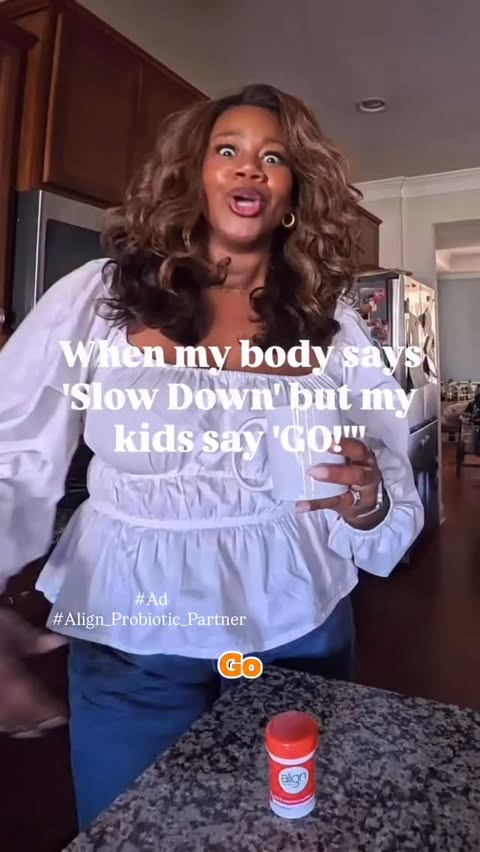 Instagram post by @unconventionalsouthernbelle for Align Probiotics. Caption reads: #Ad #Align_Probiotic_Partner 📢 Confession:....