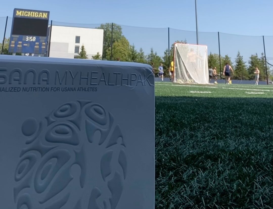 Instagram post by @jmiz_cusa for USANA Athletes. Caption reads: #ad #USANA to prepare
USANA to work hard 
USANA to....