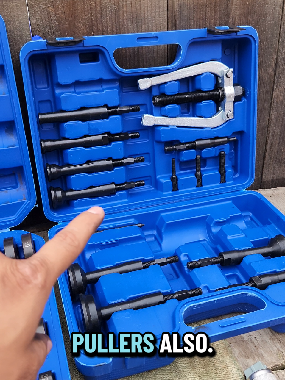 TikTok post by @bennyboys_speedshop for Orion Motor Tech. Caption reads: [...] tools right from the TikTok shop @Orion....